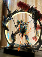 LED Light Ring Ornament Chinese-style Photography-specific Ambient Light Display Stand Creative Desktop Home Decoration Ornament