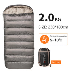BISINNA Large 3-Season Camping Sleeping Bag – Lightweight & Widened