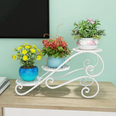 Metal Succulent Stand – Mini Desktop Plant Display Rack Home Decor