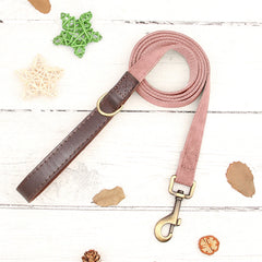 Personalized Dog Collar Leash PU Leather Dog Collars With Walking Lead Rope Free Custom Pet ID for Small Large Dogs Pug Pet Shop
