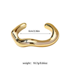 Vintage Big Cuff Bangle – Geometric Hip Hop Bracelet