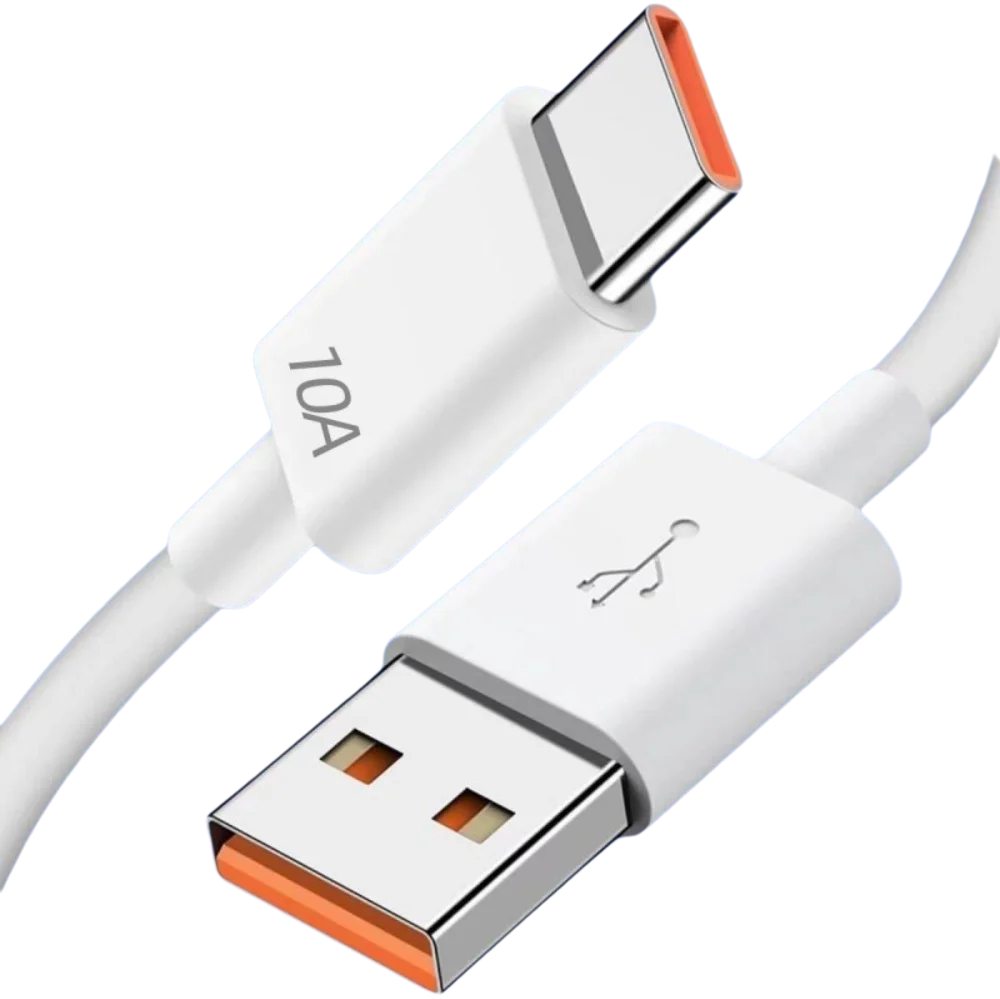 USB To Type C 10A 120W Super Fast Charge Cable Mobile Phone USB-C Chargers Data Cord For Xiaomi Samsung Huawei Quick Charge Wire