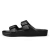 Summer Adjustable Soft Slides Slippers For Men Flat EVA Slippers Lightweight Anti Slip Slippers Size 34-47 48 49  Dropshipping - Black / 38