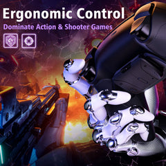 eXtremeRate Programable RISE4 V3 Remap Kit for ps5 Controller BDM-030/040/050, Upgrade Board & Redesigned Back Shell & Buttons