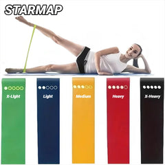 7Pcs Tpe Resistance Bands Fitness Set Rubber Loop Strength Training Workout Expander Yoga Gym Equipment Elastic Portable Pilates
