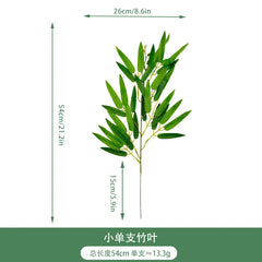 Fake Plant Home Living Room Decor Simulation Green Eucalyptus Leaves Jungle Arrangement Flower Arrangement Accessories