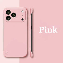 Borderless Hard PC Ultra Slim Frosted Phone Case For iPhone 17 15 16 14 13 12 11 Pro Max Plus Frameless Cover For iPhone 17 Air