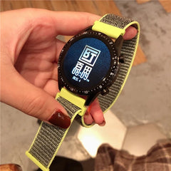 20MM 22MM Band For Samsung Galaxy Watch 6/5/4/5pro/4/6 Classic/active 2 Nylon loop sport bracelet huawei watch GT 4-2-2e-3 Strap