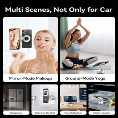 Magnetic Suction Cup Car Mount – 360° Foldable Holder