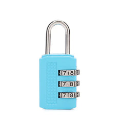 3 Digit Resettable Combination Padlock Luggage Case Padlock Box Black Lock Coded Lock School Gym Locker Sheds 2022