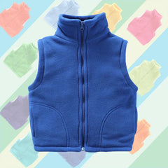 3 to 10 Years Teenager Outwear Waistcoats Sleeveless Jackets Children's Vest For Boy Girl Polar Fleece Baby Kid Vest Warm Winter