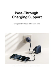 Baseus 45W Mini Power Bank 10000mAh Built-In USB-C Cable Pocket-Sized Smaller Fast Charging Portable For iPhone 17 Samsung S25