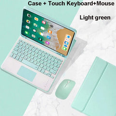 For iPad 5th Gen 2017 6th Gen 2018 9.7 Inch Case, Bluetooth keyboard case for iPad Air 1 Air 2 Pro 9.7 Inch keyboard Cover Funda