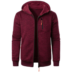 Men's Sports Fitness Casual Sweatshirt Cardigan Hooded Jackets Cardigan Hooded Sweatshirts Baseball Jacket