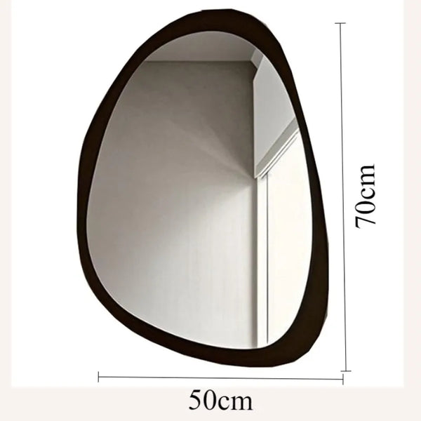 Irregular Wall Mirror Smart Bathroom Mirrors Decorative Fogless Makeup Mirror Vintage Bathrooms Full Body Mirrors with Light