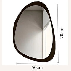 Irregular Wall Mirror Smart Bathroom Mirrors Decorative Fogless Makeup Mirror Vintage Bathrooms Full Body Mirrors with Light