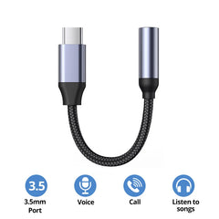 NNBILI 2in1 1in1 USB Type C to 3.5mm Headphone Audio Aux jack Adapter PD 60W Fast Charging Cable for iPhone 15 Samsung Xiaomi