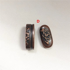 New Sword Handle Tsuka Alloy Fuchi Kashira For Japanese Samurai Katana Wakizashi Sword Fittings