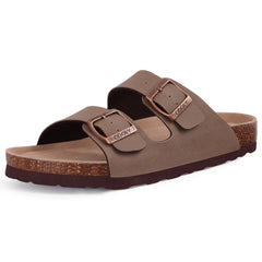 Pallene Platform Suede Sandals for Women With Adjustable Buckle Outdoor Cork Beach Shoes Fashion Thick Sole Women's Slippers Wedges
