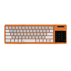 NILLKIN Foldable Bluetooth Wireless Keyboard with Touchpad Compact and Portable For ipad Tablets Smartphones and Computers