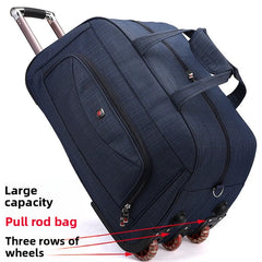 Large Capacity Stackable Handheld Travel Bag Wheel Skating Luggage Suitcase for Men And Women Business Travel Bag
