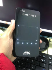 Smartldea Newest Arrive HD Mini Smart DLP 4K Projector Android 13.0 5G WiFi BT Build-in Speaker Battery Pocket Phone Projectors