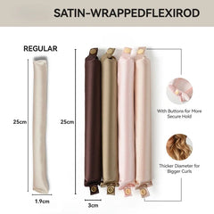Heatless Hair Curlers Satin Curling Rod Headband No Heat Silk Curls Lazy Hair Rollers Soft Hair Curler to Sleep In Styling Tools