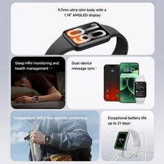 Global Version Xiaomi Band 10 Pro Mi Band 1.74" AMOLED Dual-device Up To 21 Days 150+ Sports Modes 5ATM Bluetooth 5.4