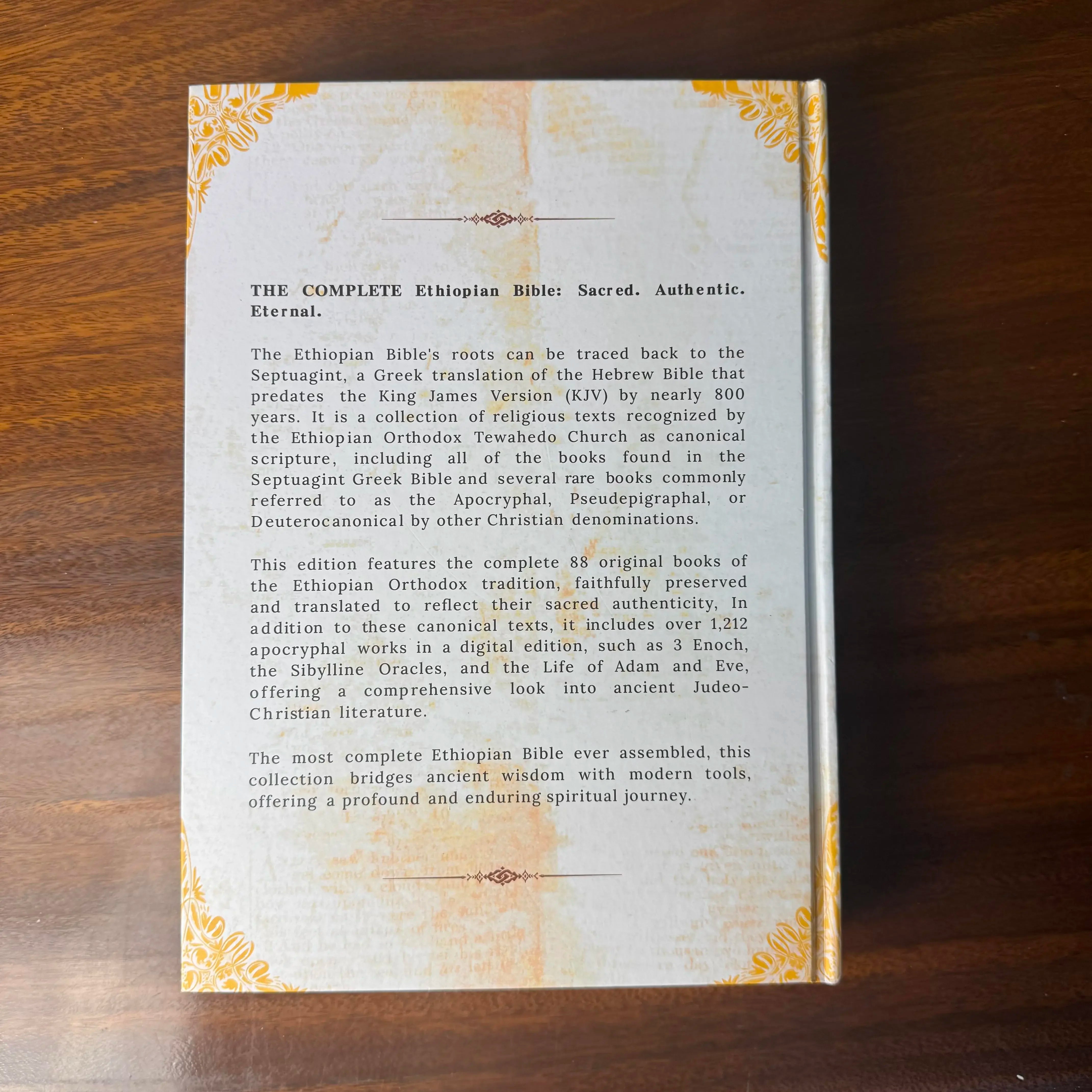 Hardcover Edition – The Complete Ethiopian Bible in English