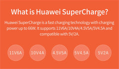 6A 66W Super Fast EU Wall Charger For Huawei Mate 40 50 60 P50 Nova 8 9 10 Honor 90 100 X7 X8 X9 Magic Type C Charging USB Cable