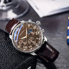 GENEVA High Quality Men's Luxury Belt Fashion Quartz Watch