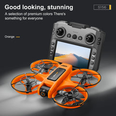 New S156 Quadcopter Aircraft Drone 8K Professional Camera Drone 5G WIFI FPV 4.5 Inch Large Screen Remote Control RC Dron VS V66
