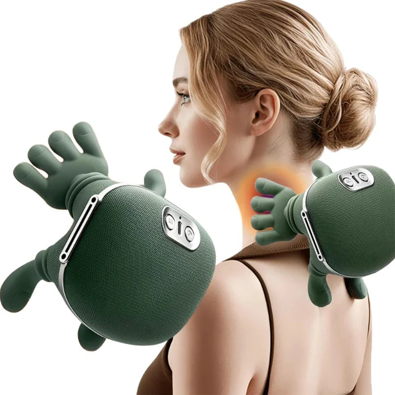 2026 4D Electric Biomimetic Neck Massager – Portable Muscle Relaxer