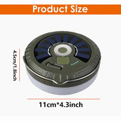 10m LED Reel String Lights Outdoor USB Rechargeable Camping Lamp Solar Fairy Christmas Lights Garden Room Decorative Tent Light