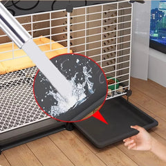 Pet Shop Small Medium Dog Cage for Teddy Bichon Pet House with Sleeping Area One Room One Toilet Design for Puppies Removable Tray Kennel