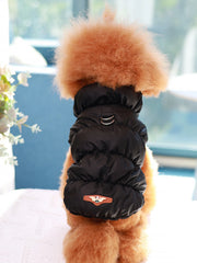 Dog Jacket For Autumn/Winter, Pet Coat, 3-Layer Thick Warm Outerwear, Suitable For Small To Medium Dogs Like Poodle, Teddy, York Pet Shop Pet Clothing