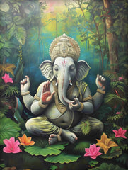 Indian Hindu Gods Lord Shiva Yoga Divine Goddess Saraswati Meditation Rt Poster Canvas Painting And Prints Picture Home Decor