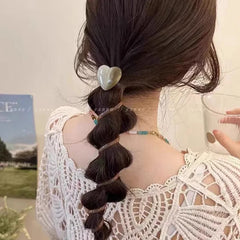 Vintage Heart Ball Elastic Headband – Women’s Hair Tie Scrunchie