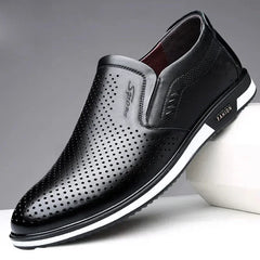 2024Leather Shoes for Men Designer Loafers High Quality Adult Moccasins Men Driving Shoes Male Footwear Men's Formal Shoes