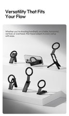 Ulanzi MA60 Foldable Magnetic Phone Tripod 0.8cm Ultra-Slim Dual-Sided Magnet Phone Tripod for Desktop Stand Livestreaming Vlog