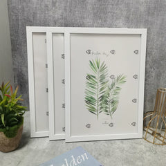 3PCS Wooden Photo Frames Set – Wall & Stand Display (10x15–A4) Home Decor