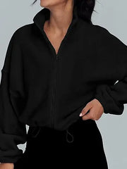Women’s Polar Fleece Zip Hoodie Jacket
