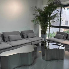 Metal Industrial Coffee Table Aesthetic Unique Minimalist Designer Side Table Modern Luxury Mesa Auxiliar Postmodern Living Room Furniture