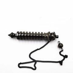 Pendulum For Dowsing Divination Reiki Healing Spiritual Wicca Women Men Amulet Screw Shape Pendule Radiestesia Metal Charm Jewel