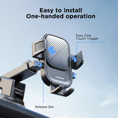 Joyroom Universal Car Mount Phone Holder with Suction Cup Base Dashboard Car Cell Phone Stand For iPhone Samsung Google Huawei