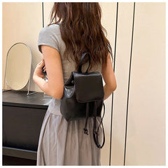 Fashion PU Leather Backpack for Women – Vintage Travel & School Bag