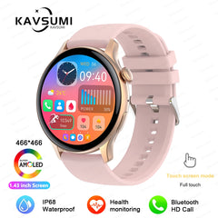 Smartwatch for Women AMOLED Screen Always Display Time NFC IP68 Waterproof Sports Call Women Smart Watch For Women Custom dial