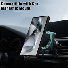 360° Full Shockproof Case for Samsung Galaxy S25 S24 S23 S22 S21 Ultra Plus FE Wireless Charging Transparent Cover