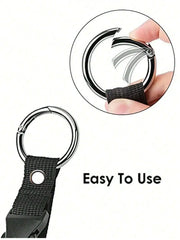 Portable Anti-Theft Luggage Strap Durable Outdoor Buckle Men Women Backpack Clip Must-Have Travel Gift Bag Tags for Luggage