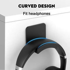 Under Desk Headphone Stand Universal Wall Mount Gaming Controller Holder Headset Display Rack Earphone Hook